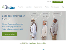 Tablet Screenshot of mylifesite.net